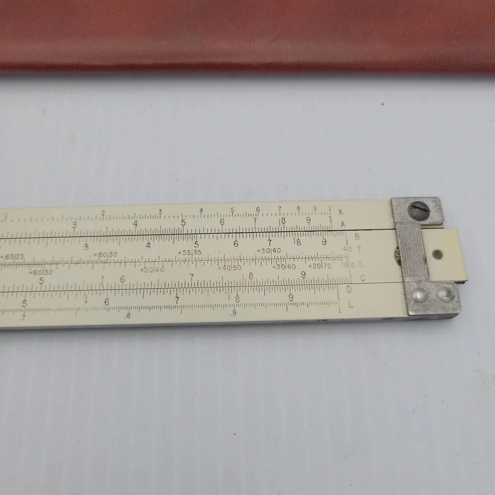 Vintage Pickett Model N902-T Simplex Trig Slide‎ Rule With Case